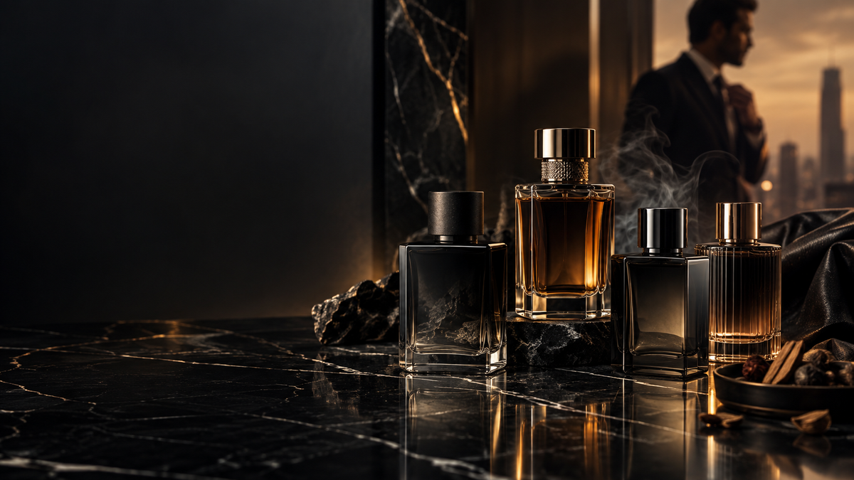 Luxury fragrance collection representing the experience beyond the bottle